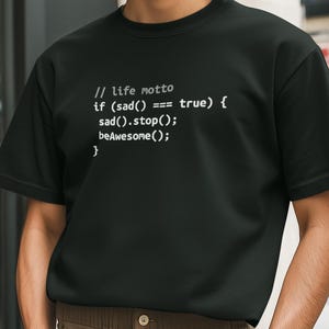 Funny Coding T-Shirt: Organic Cotton Programmer Gift