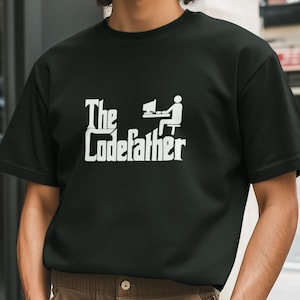 Codefather T-Shirt: Funny Coding Humor, Organic Cotton Tee