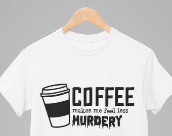 Funny Coffee T-Shirt: Caffeine Addict Graphic Tee