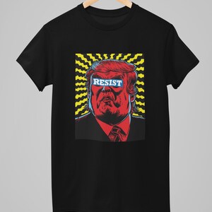 Anti Trump Shirt, Political Protest T Shirt, Resist Trump Graphic Tee, Not My President Apparel, Dump Trump Activist Clothing