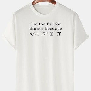 Lustiges Mathe T-Shirt: Bio Baumwolle Wissenschaft Humor Tee