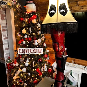 Custom Deadpool Leg Lamp