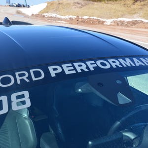 FORD PERFORMANCE voorruitstrip