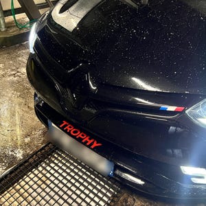 STICKERS TROPHY Clio4RS pour lame avant