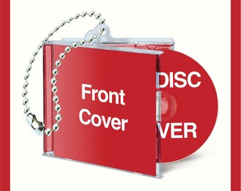 Customized Mini CD Keychain With NFC Tap To Play! Perfect Gift For Friends, Family, Couples! Great For Holidays, Birthdays, Anniversary!
