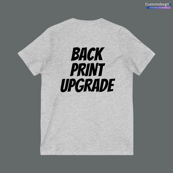 Aggiornamento stampa sul retro: crea il tuo design con la stampa