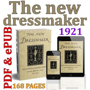 1921 Butterick Dressmaking Guide: Vintage Sewing Book (PDF & ePub
