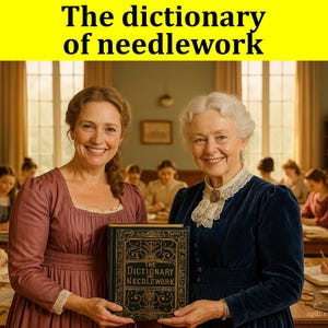 The Dictionary of Needlework PDF ePub-882 Vintage Encyclopedia of Artistic Plain Fancy Sewing-Embroidery, Crochet, Patterns Instant Download