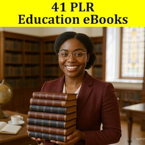 41 PLR E-BOOKS PDF Instant Download | Education, Homeschooling, Writing, Self-Improvement, Finance, Parenting, Pregnancy