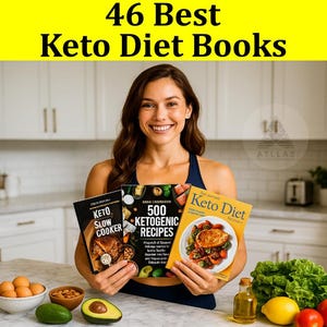 Keto Diet Cookbook Bundle: 3 Ketogenic Recipe Books (Digital Download