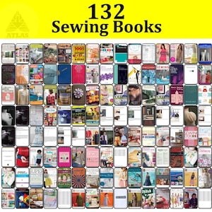 Sewing eBook Collection: 132 Digital Guides & Patterns (Instant Download