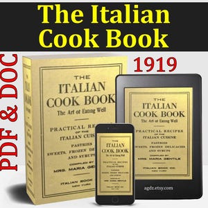 Vintage 1919 Italian Cookbook by Maria Gentile: Authentic Recipes (PDF & ePub)