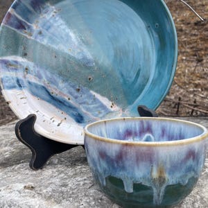 Handmade Pottery - Chips and Dip Set