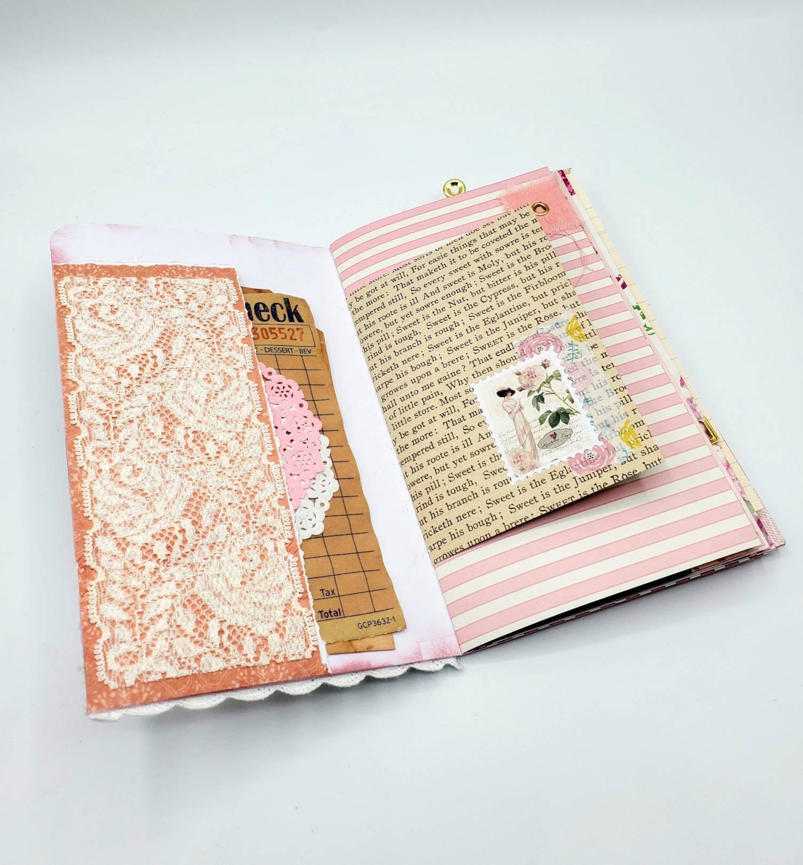 Set of 3 Handmade File Folder Journals With Pages Pockets and Etsy