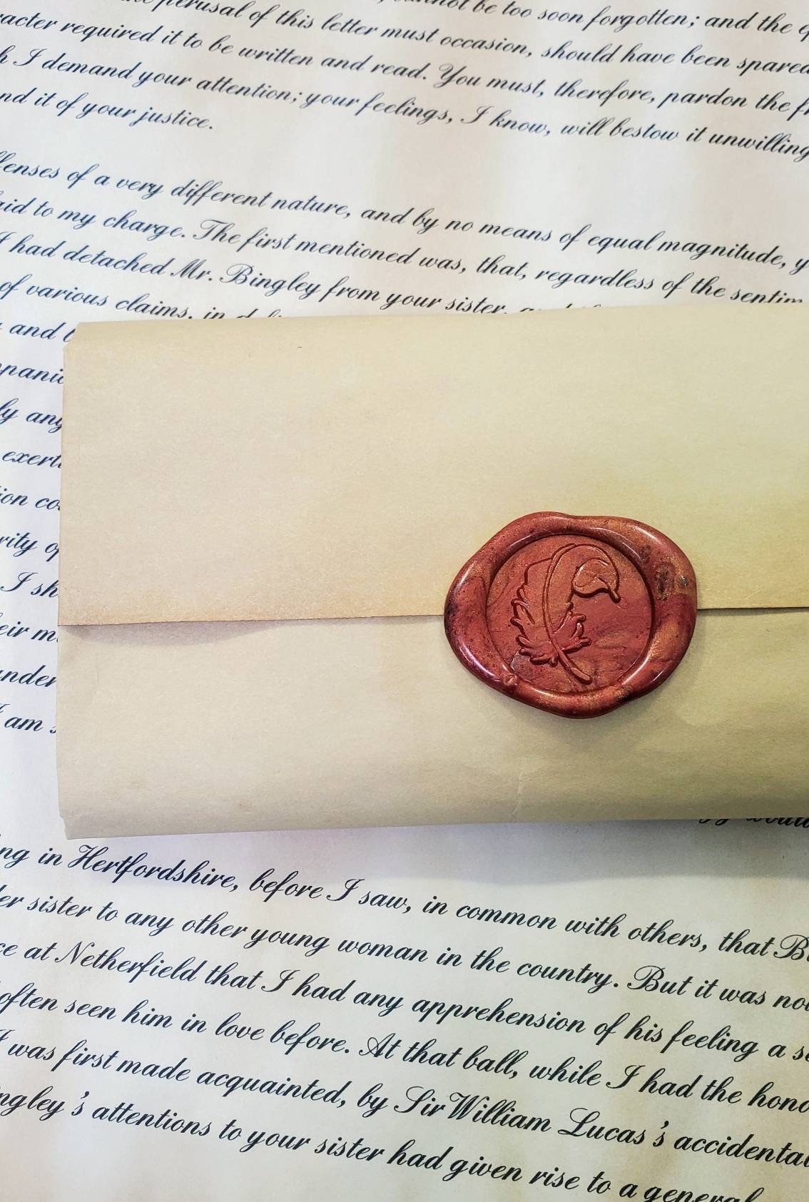 Jane Austen's Pride & Prejudice, Mr. Darcy's Entire Letter to…