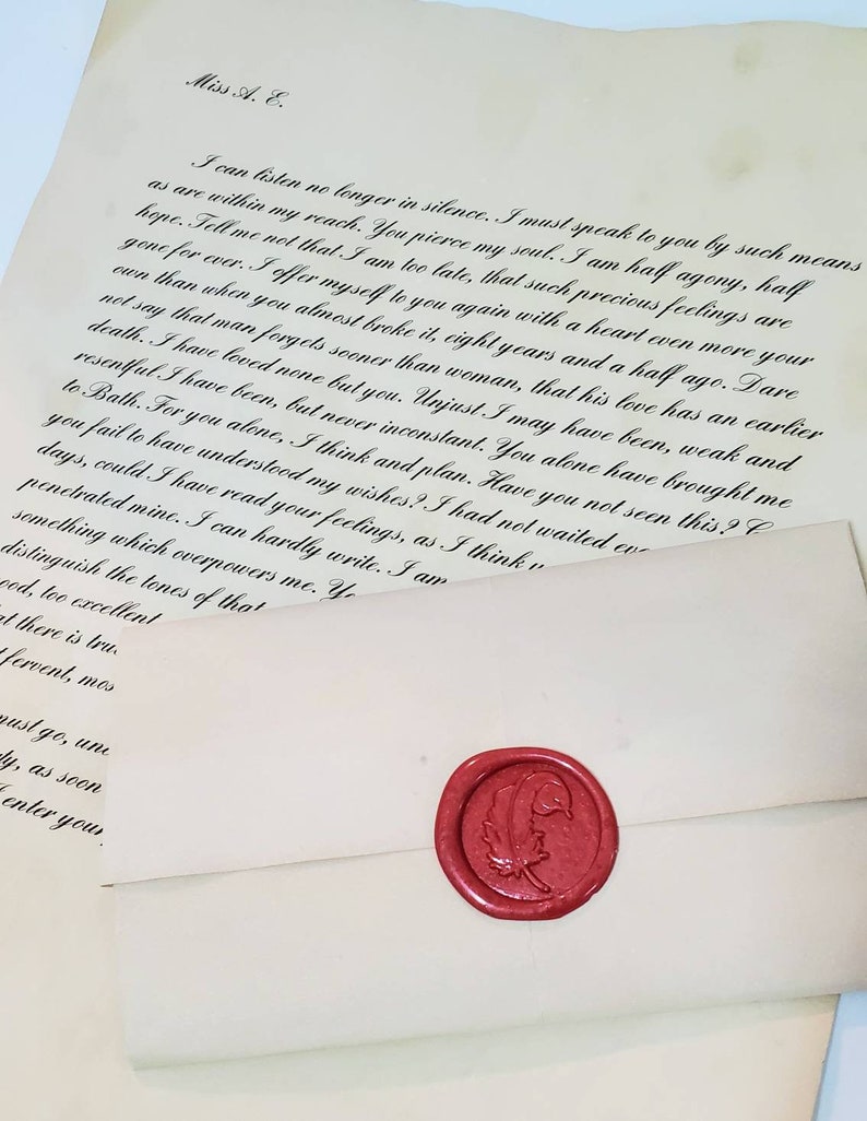 Jane Austen s Persuasion Captain Wentworth s Letter Etsy