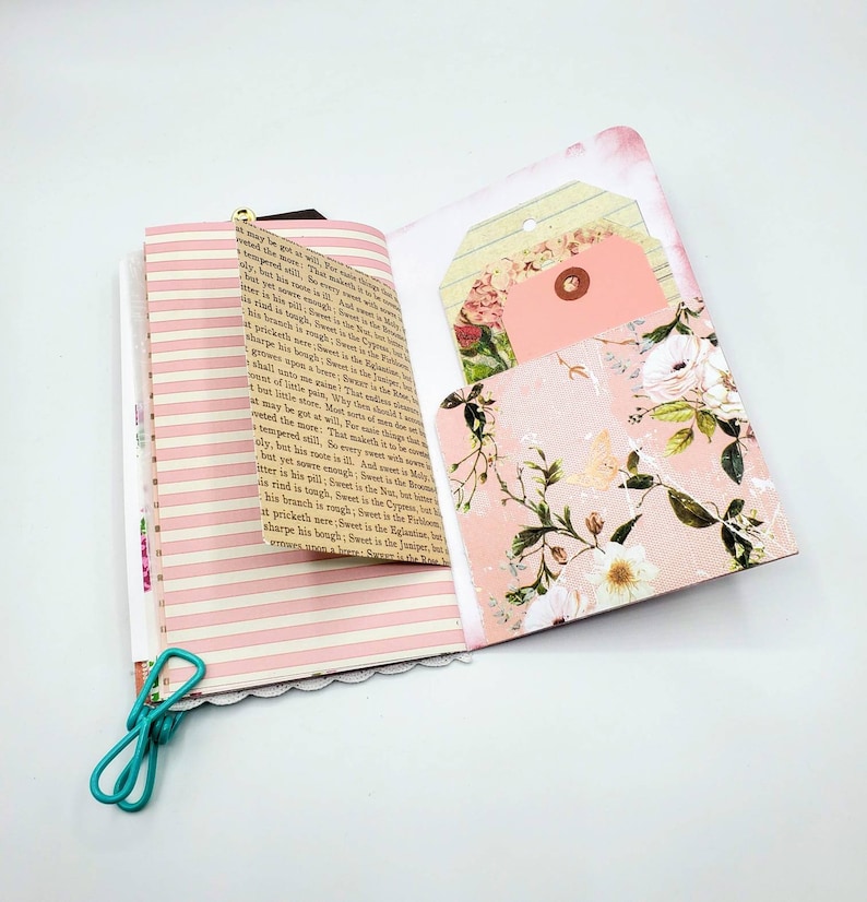 Set of 3 Handmade File Folder Journals With Pages Pockets and Etsy