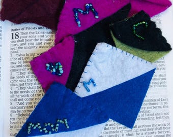 Hand embroidered Bookmarks