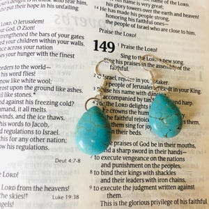 bead Earrings Blue earrings
