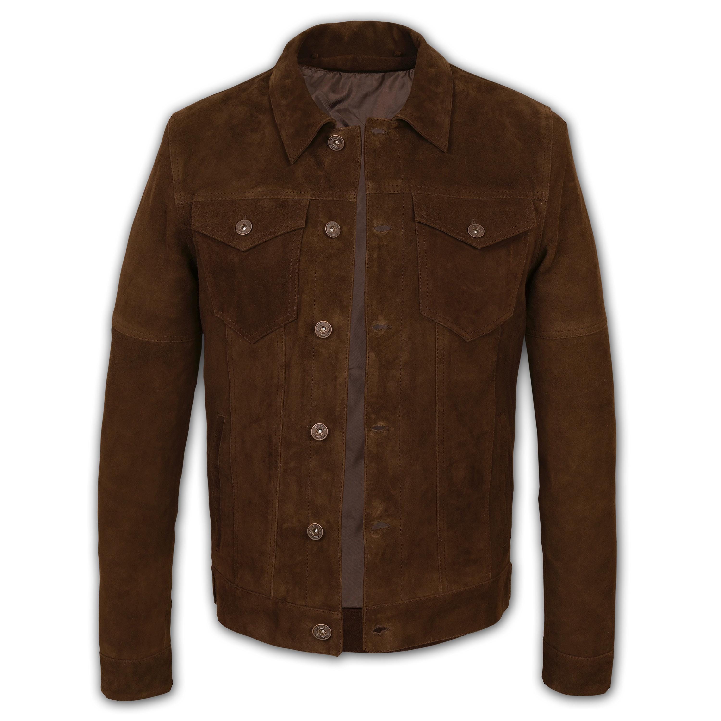 定価　83600円 SUEDE TRUCKER JACKET ブラウン　サイズ2 Suede Original San Francisco Brown Trucker Denim Style Leather