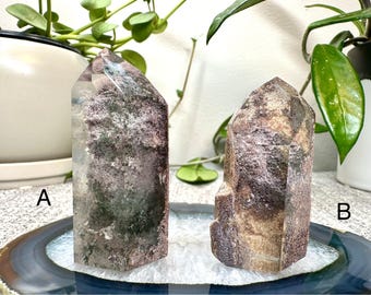 Garden Lodolite Quartz Tower