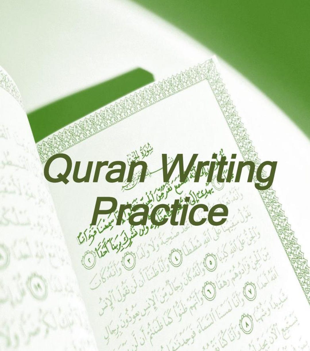Quran Writing Practice Learn Arabic Memorize And Learn To Write Quran