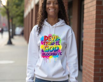 Duivel geprobeerd, png PNGEgg | Digitale download op basis van geloof | Inspirerend christelijk T-shirt sublimatieontwerp | Religieuze clipart