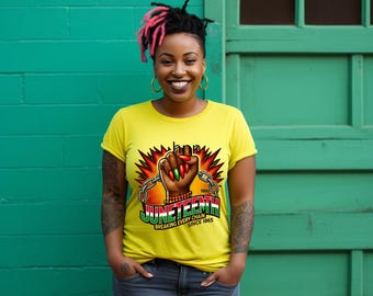 Juneteenth Nails | Doorbreekt elk kettingontwerp | Freedom Nail Art | Black History-nagels