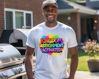 Kingdom Assignment geactiveerd christelijk T-shirtontwerp: Faith, png (digitale download)