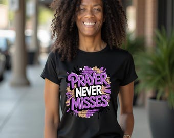 Gebed mist nooit, png PNGEgg | Christelijk shirtontwerp | Digitale download van Faith | Inspirerende religieuze sublimatie clipart