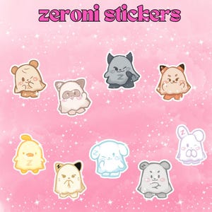 ZeroBaseOne Zeroni Ghost Stickers