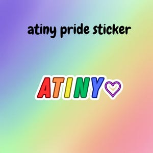 Ateez Atiny Pride Sticker