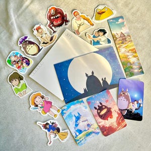 Ghibli Sticker Pack: Anime stickers | Postcard | Bookmark image 2