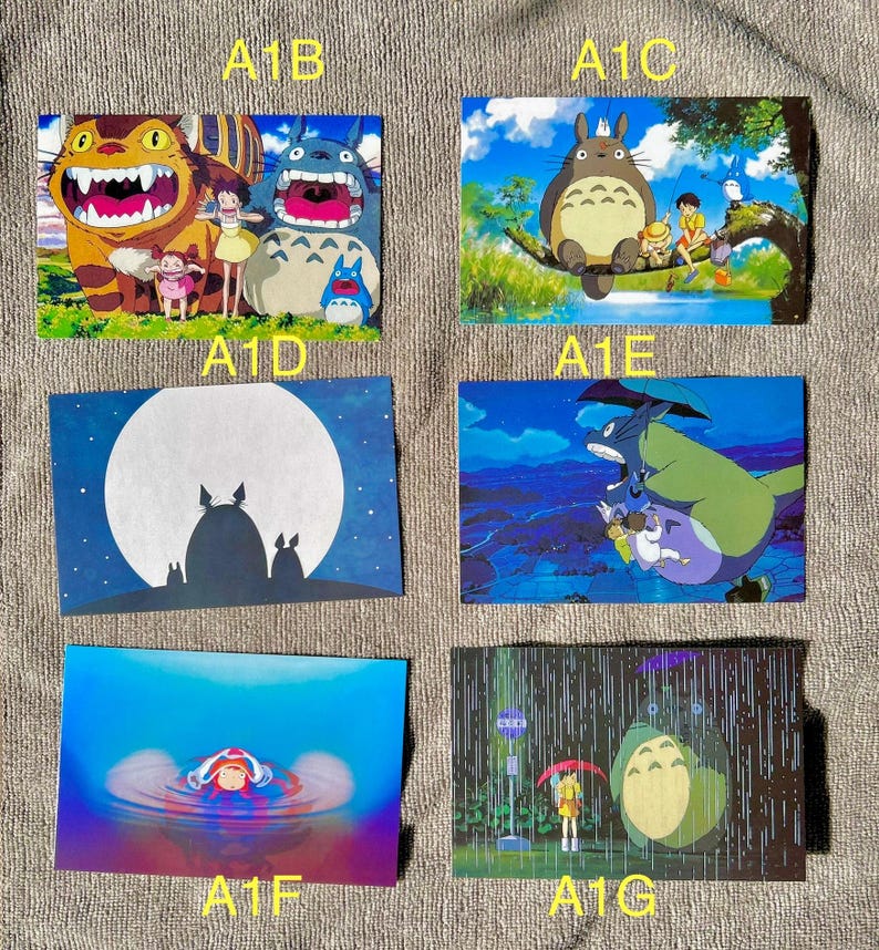 Ghibli Sticker Pack: Anime stickers | Postcard | Bookmark image 5
