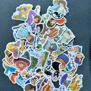 Glossy Studio Ghibli stickers (random 10)
