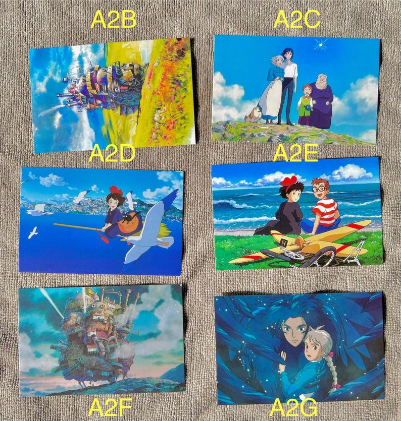 Ghibli Sticker Pack: Anime stickers | Postcard | Bookmark image 6