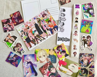 DDD Sticker pack | dadadan | postcard | stickers | character cards | Randomised