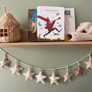 Star Garland | Star Banner | Party Banner | Wall Decor | Handmade Gift | Kids Room Banner | Star Decoration | Baby Shower Gift
