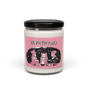 Halloween Soy Candle | Spooky Galentine Gift for Female Friends | Witchcraft Candle | Witch Aromas | Halloween Decor Gothic Gift for Witches