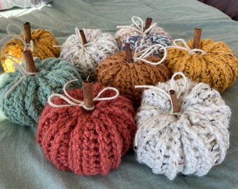 Crocheted Pumpkin Decoration