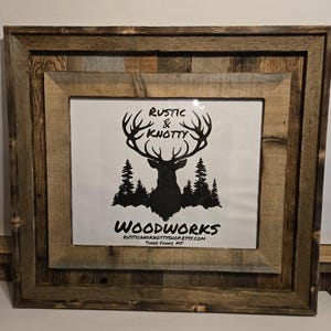 16x20 reclaimed barnwood picture frame