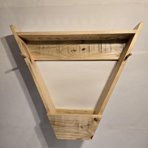 Handcrafted Reclaimed Wood Bow and Arrow Hanger