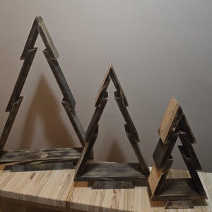 Reclaimed Barnwood Tree Set