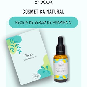 Receta serum de vitamina c, cosmetica natural, vitamina c,  glicerina y aloe vera, ideal para pieles sensibles.