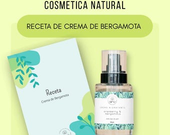 Receta Crema facial de cranberry jojoba y bergamota. Cosmetica natural. Todo tipo de pieles.