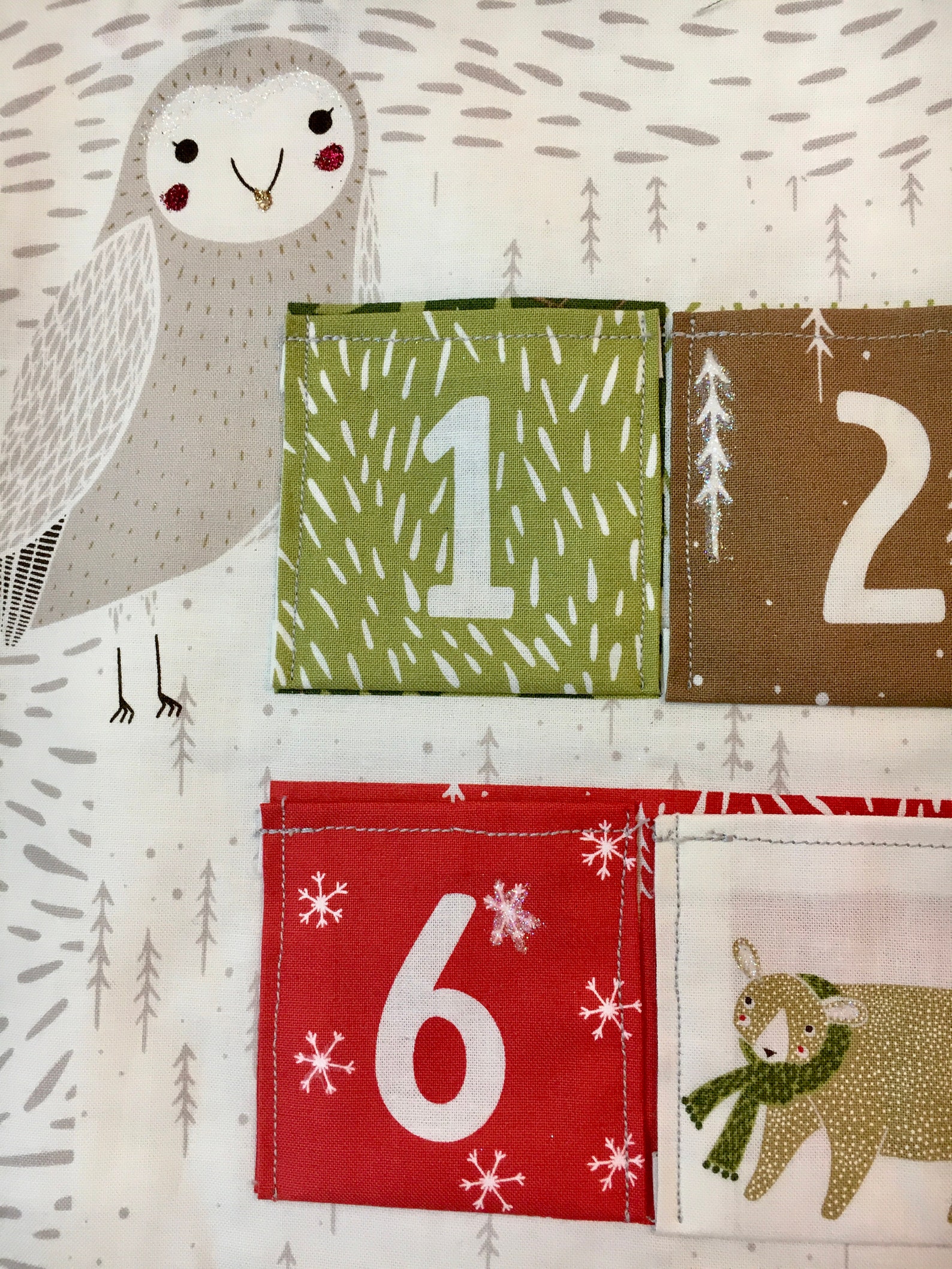 Wall Hanging Advent Calendar Christmas Countdown Woodland Etsy