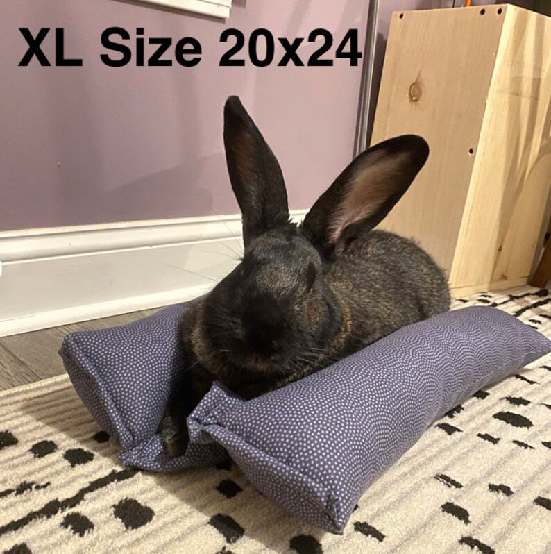 Bunny Rabbit Lounger Pillow Small Pet Bed Pet Pillow Bun Etsy