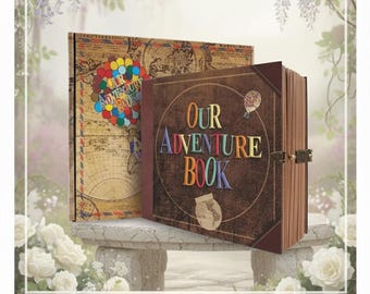 Our Adventure Book, Scrapbook Album: Vintage Kraft Paper, Photo Memory Journal, Keepsake Diary