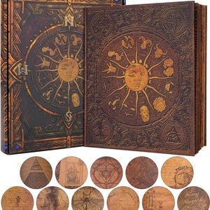 Album di ritagli di Zodiac & Constellations – Libro dei ricordi di avventure retrò per anniversari, viaggi, regali – Album fotografico magico - Il nostro libro di avventure