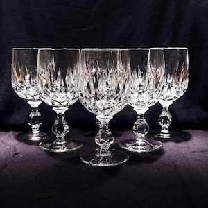 Crystal Vodka Shot Glasses Set of 10 | Vintage German Cut Glass | Nachtmann Cora Series | Elegant Barware Gift